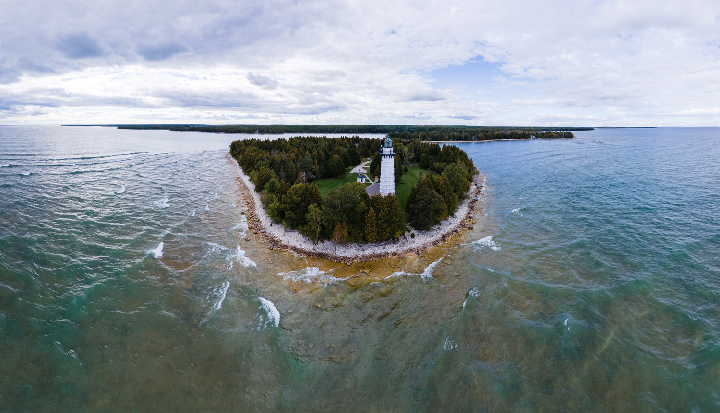 Cana Island Lighthouse Panorama