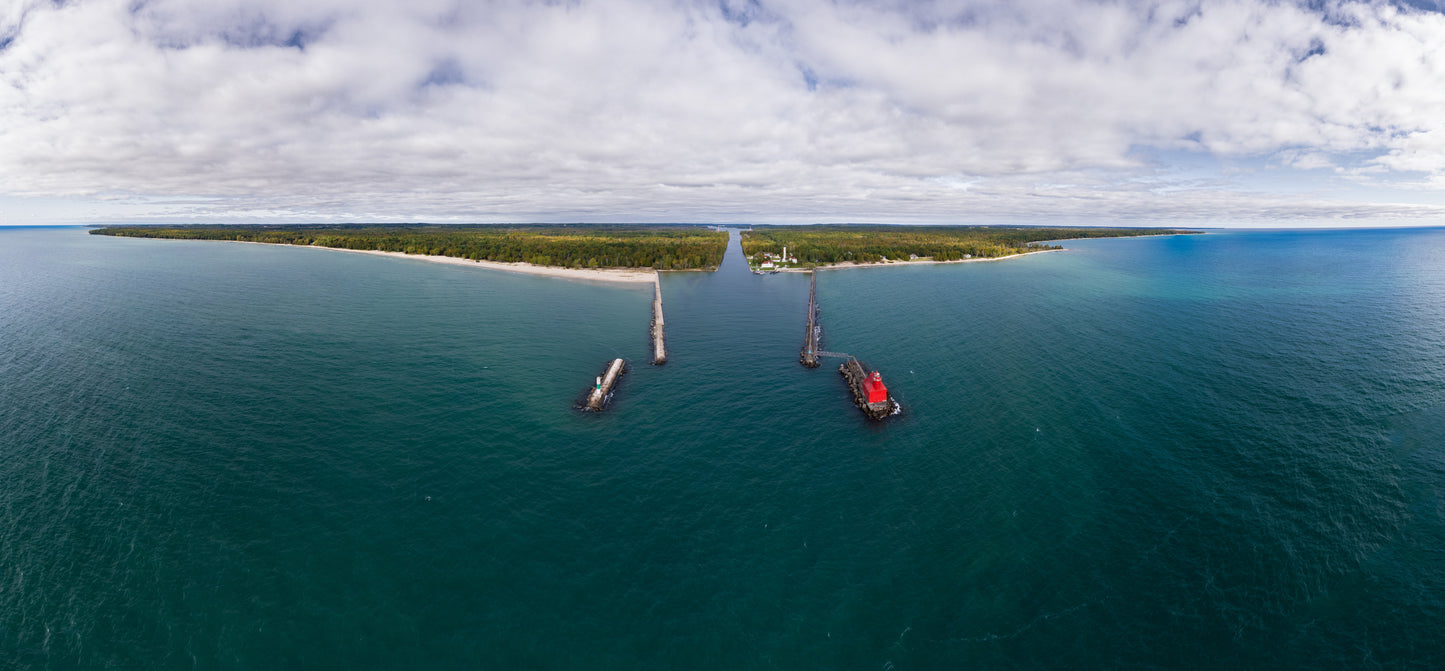 Sturgeon Bay Canal Entry Panorama