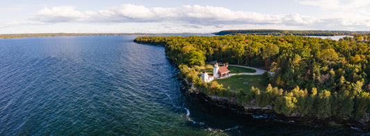 Sherwood Point Light Panorama