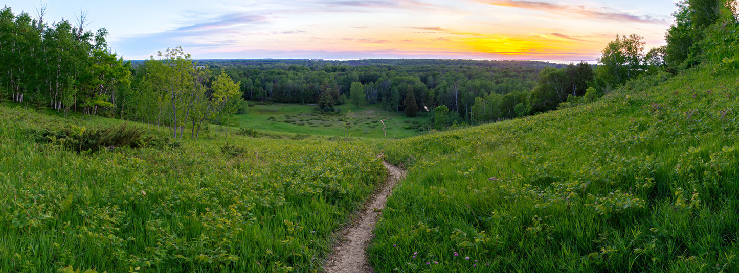 Potawatomi State Park Ski Hill Overlook Panorama