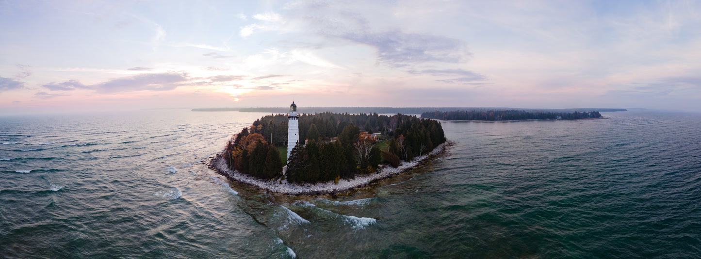 Cana Island Sunset Panorama